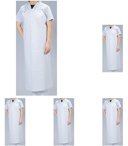 Amazon.co.jp: 弘進ゴム ロン炊事用 胸付前掛 L ポリエステル、ポリ